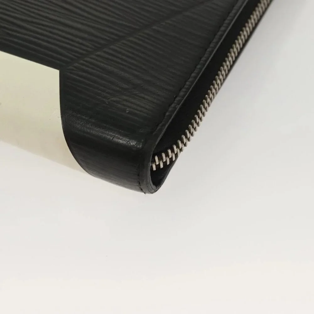 LOUIS VUITTON Epi Pochette Jules GM Clutch Bag Black White M63295 LV Auth 133695 - Picture 5 of 16